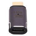 thumbnail image 1 of Adaptador magnético tipo C 140 W 40 Gbps PVC USB tipo C adaptador ligero simple desenchufar para el hogar, 1 of 8