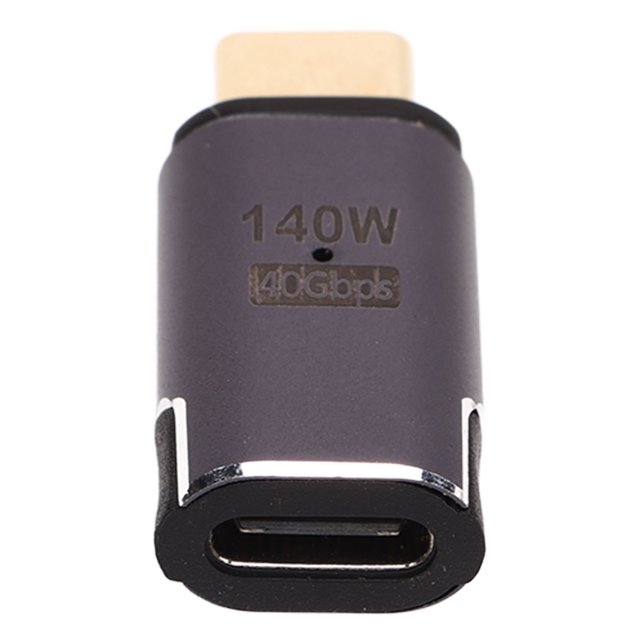 Adaptador magnético tipo C 140 W 40 Gbps PVC USB tipo C adaptador ligero simple desenchufar para el hogar