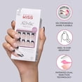 thumbnail image 4 of Pantalones cortos acrílicos KISS Salon Press-On Nails, color negro flameado, 4 of 9