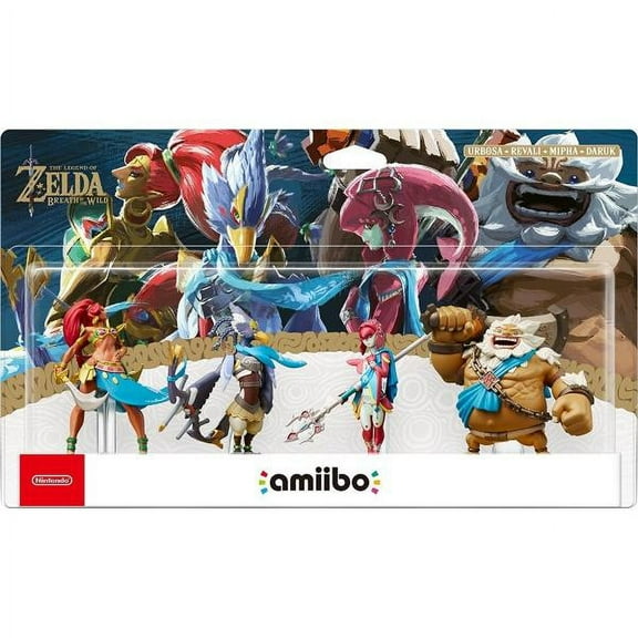 Nintendo The Legend of Zelda Breath of the Wild Action Figures, 0.71 oz, 4 Count