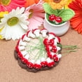 thumbnail image 4 of Minzimin 60pcs Mini Mushroom Decor Set, Fairy Garden Accessories with Fake Mushrooms & Figurines for Outdoor Fairy Decor, Cake Decorations, 4 of 5