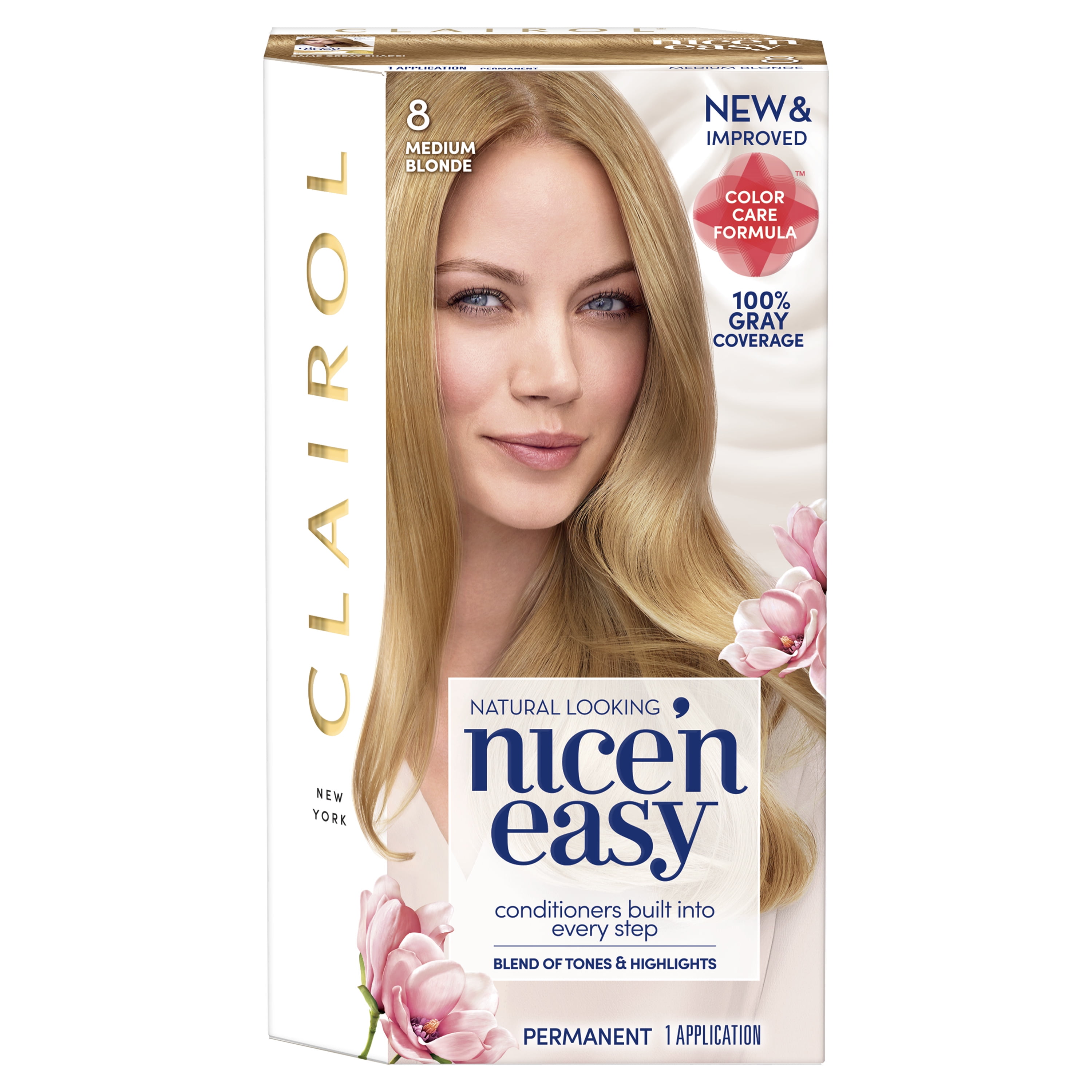 Clairol Nice N Easy Hair Color 8 Medium Blonde Walmart