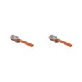 thumbnail image 4 of Moyic Cepillo de limpieza de caras Cepillos para zapatos Eliminador de manchas de polvo Botas de limpieza multifuncionales de cerdas oro naranja 2piezas, 4 of 6