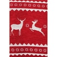 thumbnail image 4 of Expobazaar  Jacquard Woven Cushion with Filler 24"x24" Reindeer, 4 of 4