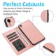 thumbnail image 3 of Funda tipo cartera de PU con tapa para iPhone XR, estilo ejecutivo, con cordón, ranuras para tarjetas, función atril, compatible con carga magnética, anticaídas y protección total., 3 of 5