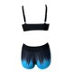 thumbnail image 3 of WILLBEST Bikini de Dos Piezas Con Estampado Tropical Para Mujer, Traje de Baño Dividido, Top Corto Con Pantalones Cortos, Traje de Baño de Dos Piezas, 3 of 4