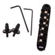 thumbnail image 2 of Llave para puente de selletas de rodillo con espárragos para piezas de guitarra LP Negro, 2 of 9