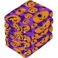 thumbnail image 4 of SKYSONIC Halloween Pumpkin Cotton Washcloths Set of 2, Highly Absorbent Soft Fingertip Towel for Bathroom, Gym, Hotel and Spa, 12x12 Inch, 4 of 7