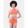 thumbnail image 2 of No Boundaries High Neck Terry Bikini Top, Women’s, 2 of 5