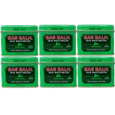 6 Pack - Vermont's Original Bag Balm Ointment 8 Oz Each