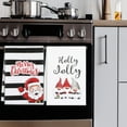 thumbnail image 2 of Juego de 4 paños de cocina de invierno, paños para secar, hornear, cocinar, decoración de cocina de casa de campo, 18 x 26 pulgadas, 2 of 5