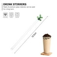 thumbnail image 2 of Cocktail Swizzle Sticks Glass Cactus Coffee Stirring Stick Cocktail Stirrers Glass Stir Rods for Drink Birthday Partystyle:style2;, 2 of 6