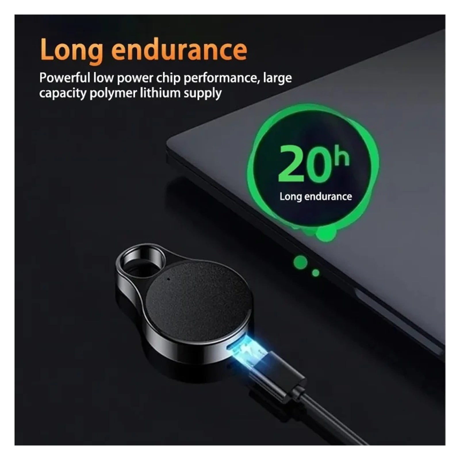 Mini Voice Activated Recorder Digital Sound Professional Dictaphone with Lanyard Small Listening