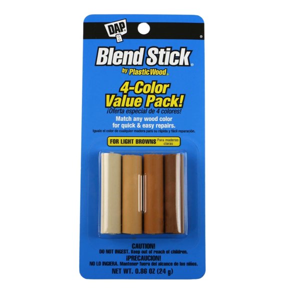Barras de masilla Craft, mezcla DAP, plástico y madera, 24 g, color marrón claro