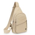 thumbnail image 2 of Clossjun Women Men Small Crossbody Bags Daily Wear Sling Bag Adjustable Belt Casual Daypacks For Work Out Hiking Party Back To School Khaki, 2 of 6
