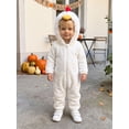 thumbnail image 5 of RUINIXCW Toddler Baby Costume Romper Cute Animal Long Sleeve Hooded Zipper Jumpsuit, 5 of 8