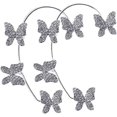 thumbnail image 1 of Pendientes de mariposa NQ de circonita ajustables sin perforaciones, 1 of 5