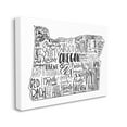 thumbnail image 3 of Stupell Industries Oregon State Cities Map Graphic Art Gallery Wrapped Canvas Print Wall Art, Design by The Saturday Evening Post, 3 of 7