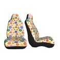 thumbnail image 3 of Yiaed Groovy Daisy Flowers Print Car Seat Covers,Universal Auto Seats Protector Fits for Car,SUV Sedan,Truck,Automotive Seat Covers & Accessories-1, 3 of 9