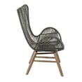 thumbnail image 3 of Seasonal Living Explorer Oceans 2-piece Wood Chair and Ottoman in Mixed Gray, 3 of 7