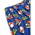 thumbnail image 3 of Mario Mens Mario and Kinoko Warm Plush Pants, Mario, Size: M, Super Mario Bros., 3 of 6