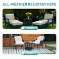 thumbnail image 5 of Ktaxon 24 Inch 2-Tier Outdoor Side Table, HDPE Patio End Table with 112lb Capacity, Navy Blue, 5 of 10