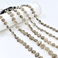 thumbnail image 3 of Smokey Quartz Faceted Briolette Beads 8.5x10-10x11mm, Heart Shape Gemstone Beads for Jewelry Making & Decorative Projects, 8" Strand, 3 of 4