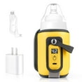 thumbnail image 7 of Portable Baby Bottle Warmer, Premium PU USB Bottle Warmer Heater with 18W Quick Charge, Wide Application Suitable for Home, Outing, Family Travel, Yellow, 7 of 7