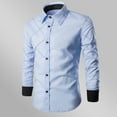thumbnail image 3 of sageysalite Dress Shirts for Men Casual Cotton Button down Turndown Collar Lightweight Long Sleeve Business Casual Shirts, 3 of 4