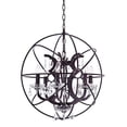 thumbnail image 2 of CWI Lighting Campechia Lustre 6 Lumières avec Finition Brune, 2 of 4