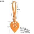 thumbnail image 2 of Paquete de 2 sujeciones tejidas para atar cortina para Amarillo Gloria Cuerda de corbata de cortina, 2 of 6