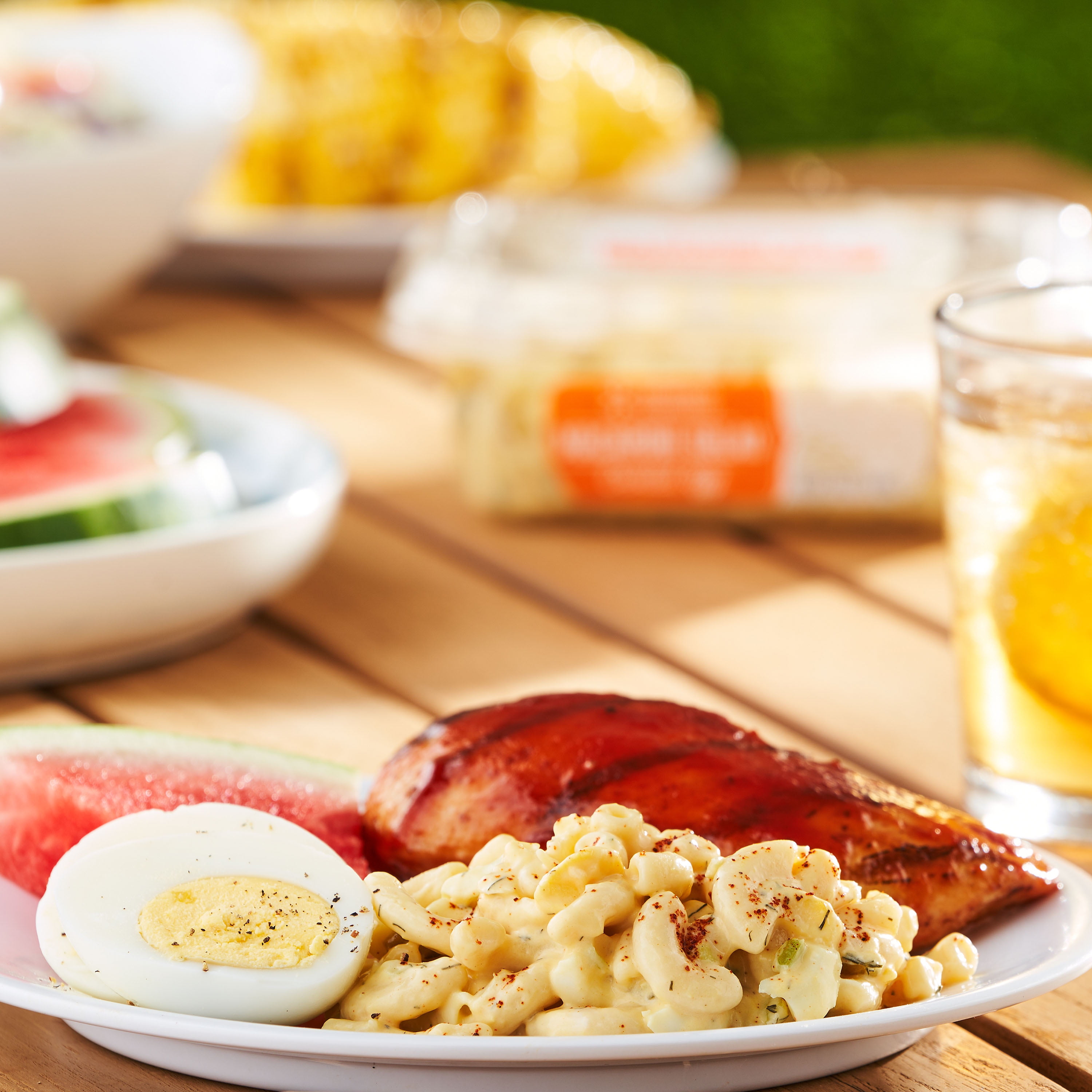 Freshness Guaranteed Premium Ready-to-Eat Deviled Egg Macaroni Salad, 16 oz Small Tub (Refrigerated)