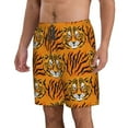 thumbnail image 2 of Naloa Tiger Men's Beach Shorts, Surfing shorts, Swim trunks, Quick Dry Swim Trunks for Surfing Beach Fun - Small, 2 of 9