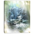 thumbnail image 2 of Fantastic Waterfall in Mexico Jungle - Oversized Landscape Canvas Art, 2 of 3