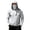01-Light Gray, variant on Men Sun Protection UPF 50 Hooded Rash Guard Shirts with Built-In Face Mask Lightweight Quick Dry Fishing Outdoor Activewear Dark Green XL