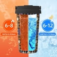 thumbnail image 5 of Lsque maple leaves Houndstooth Pattern Travel Coffee Mug 16oz: Insulated Coffee Cup with Leakproof Lid, Coffee Tumbler, Reusable Coffee Cups with Seal Lid, 5 of 8