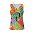 thumbnail image 6 of Sigee Dancing African Womans for Women's Workout Tank Top,Running Tank Tops,Sleeveless Gym ClothesLarge, 6 of 8