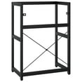 thumbnail image 3 of vidaXL Bathroom Washbasin Frame Black 59x38x83 cm Iron, 3 of 4