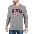 thumbnail image 2 of Arizona Wildcats Colosseum Arch & Logo Crew Neck Sweatshirt - Heather Gray, 2 of 4
