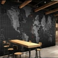 thumbnail image 1 of Custom Wallpaper World Map SKU# WAL0292, 1 of 1