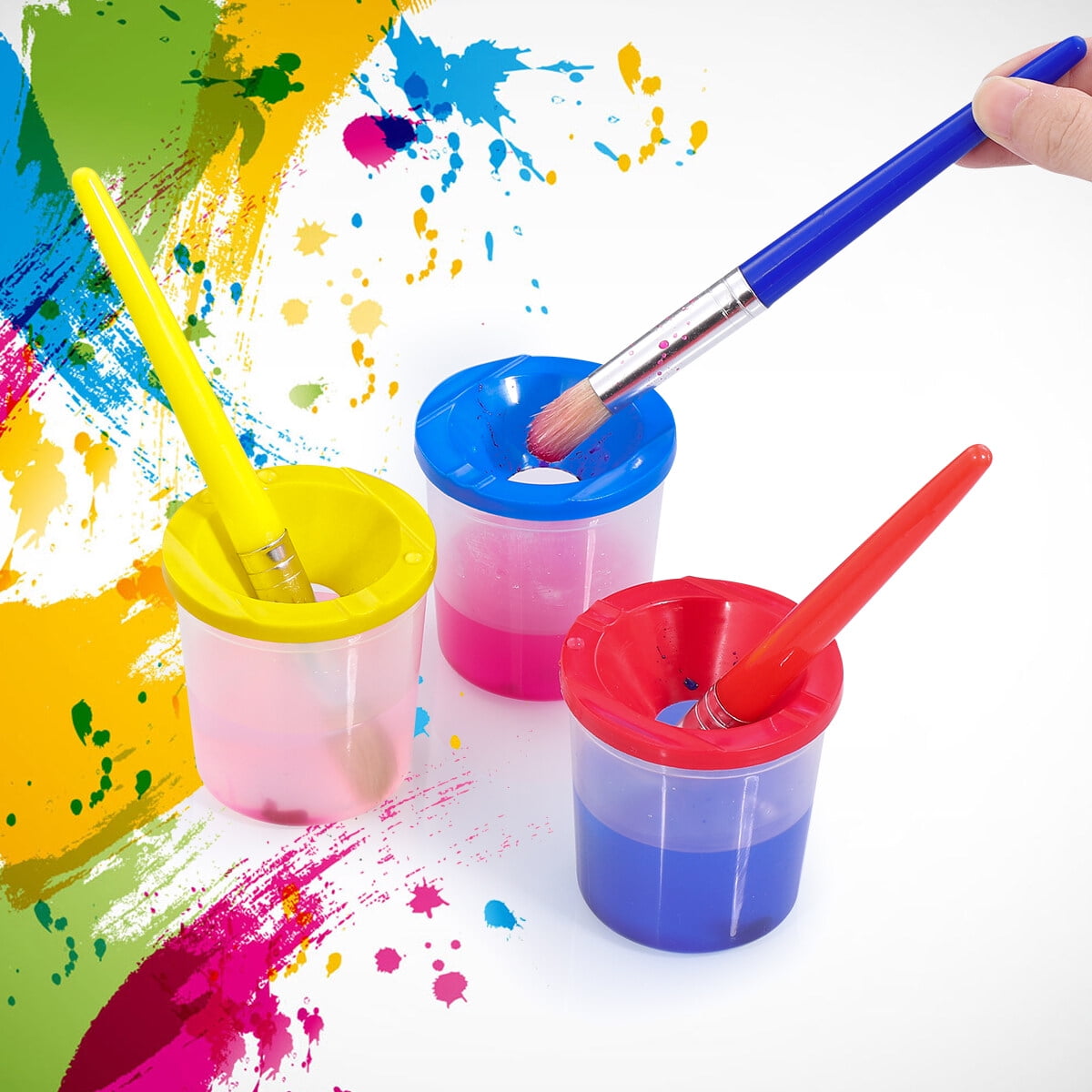 Beginners Painting Brush Set Multi Premium Bristles for Drawing