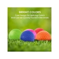 thumbnail image 4 of 20pcs Golf Practice Balls Long Distance Drive Durable Impact Training Balls With Carrying Bag Bright Orange Red Yellow Golf Balls,Orange, 4 of 4