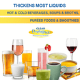 thumbnail image 2 of Clear DysphagiAide Thickener, 90 Serving (4.44 oz) Jar, Xanthan Gum Powder for all IDDSI Thickness Levels, 2 of 8