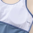thumbnail image 6 of HCNTES Girls Tankini Swimsuit 2 Piece Bathing Suits for Girls U Neck Swim Tank Top and Drawstring Bottoms(Dark Blue,13-14 Y), 6 of 8