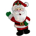 thumbnail image 5 of Northlight Lighted 2D Santa Claus Outdoor Christmas Decoration - 30.5" - Clear Lights, 5 of 5