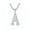 Silver A, variant on ElegantLetters Sterling Silver Moissanite Alphabet Pendant Necklace for Women, 3D VVS1 Lab-Grown Diamond Alternative, 3mm Franco Chain 24 Inch(Letter A)