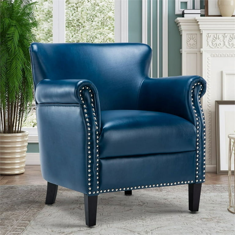 Comfort Pointe Holly Navy Blue Faux
