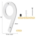 thumbnail image 2 of Uxcell House Number, House Address Numbers Sign Large Floating, Number 9, 2 of 6