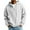 31# White, variant on Huankd Quarter Zip Pullover Men Long Sleeve Casual Thermal Hooded Sweatshirt Textured Athletic Workout Warm Sweater Loose Shirt Mint Green 2XL