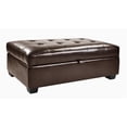 thumbnail image 1 of Atlin Designs Ottomane de Rangement en Marron, 1 of 4